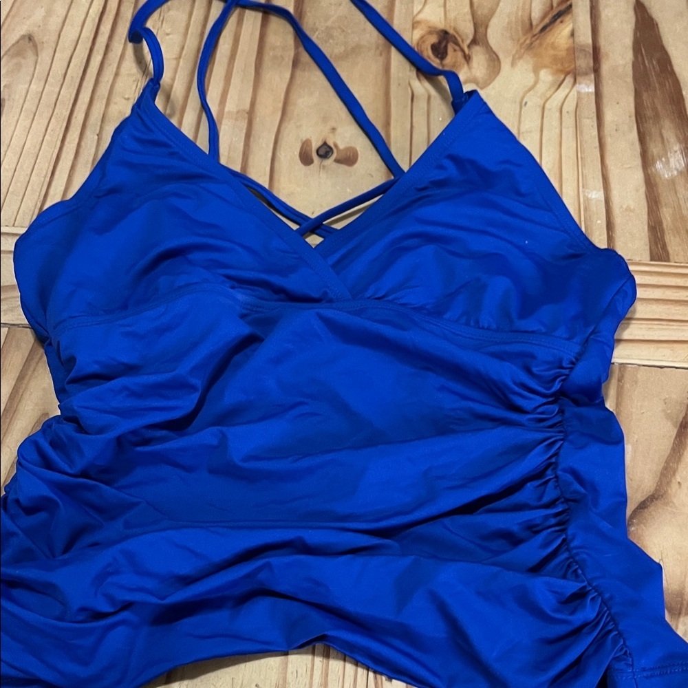 BLANCA TWIST FRONT BANDEAU ROYAL BLUE SET - Picture 8 of 9